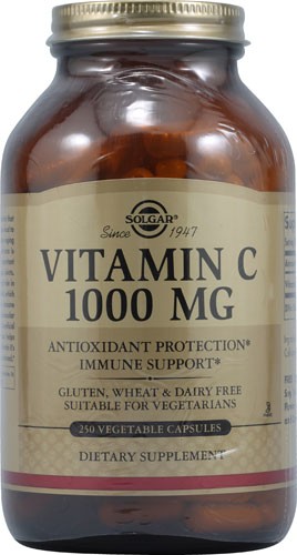 Solgar Vitamin C 1000 mg - 250 Vegetable Capsules