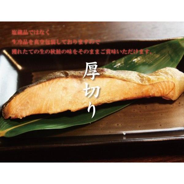 鮭 北海道 宗谷産 生鮭 秋鮭 サーモン 海産物 厚切り 5切 500g