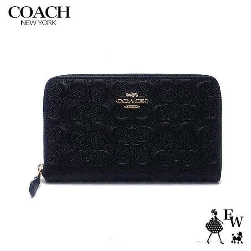 コーチ 財布 COACH アウトレット 長財布 CC942 IMBLK シグネチャー