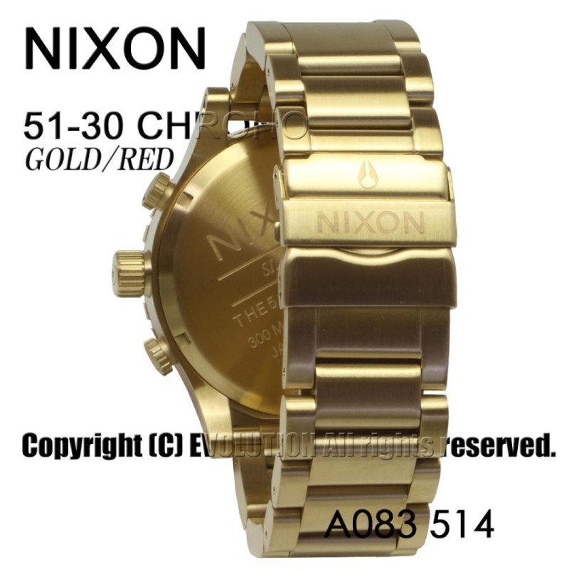 ニクソン] NIXON 腕時計 51-30 CHRONO: GOLD/RED A083-514-00 メンズ [並行輸入品] |  LINEブランドカタログ