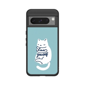 Pixel 8 Pro SolidSuit 黑 - ilovedoodle (Lim Heng Swee) - Mindful Cat - Love Yourself
