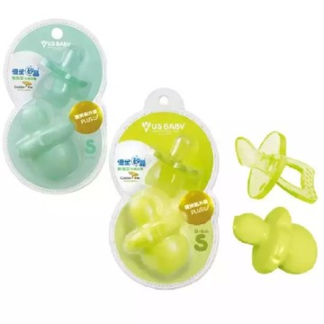 優生矽晶+安撫奶嘴拇指S(青/綠)