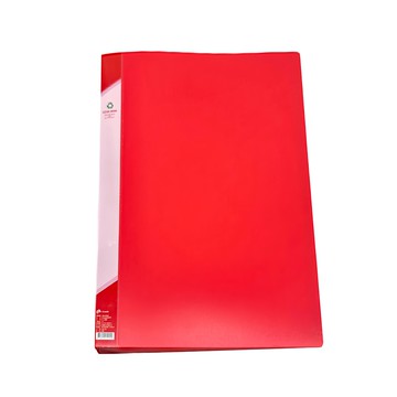 PP主色板資料簿 文件收納  紅色  1本