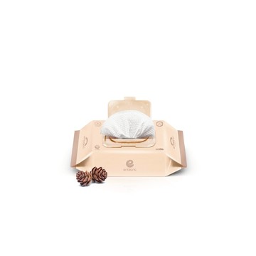 韓國ENBLANC 輕厚松針 有蓋隨身包純水濕紙巾 24抽12包