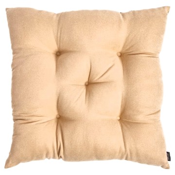 HOLA 和樂家居 素色舒綿地坐墊 520g  55 x 55 x 8cm  稻穗黃