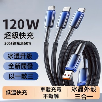 冰晶抗彎保護 三合一超級快充 低溫充電保護 車載充電 適用 iPhone 17 16 15 OPPO 三星 Type-C