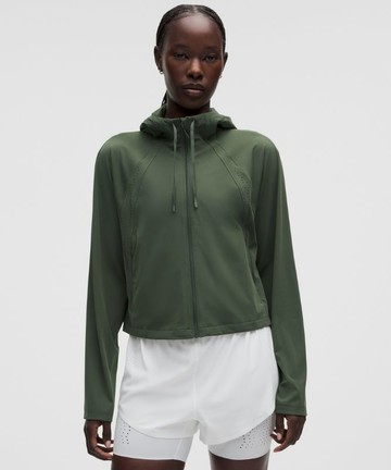 Sleek Perforated Running Jacket Size XS