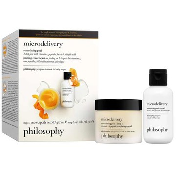 philosophy 肌膚哲理-微導煥膚霜組-凝露60ml+去角質霜56.7g(公司貨)