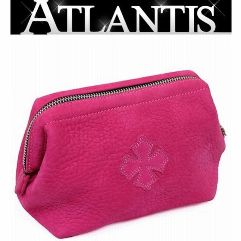 Chrome Hearts 銀座店 クロムハーツ コスメティック ポーチ 小物入れ Chプラスパッチ ピンク 通販 Lineポイント最大0 5 Get Lineショッピング