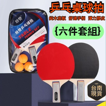 【現貨當天發】乒乓球拍 初級練習拍 長柄 短柄 一組2支 長柄橫拍 短柄直拍 桌球球拍 比賽用單拍 訓練專用 乒乓球拍組