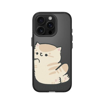 iPhone 16 Pro Clear (相機按鈕) 酷墨灰 - fluffystar 毛絨絨星人 - Bobo貼貼