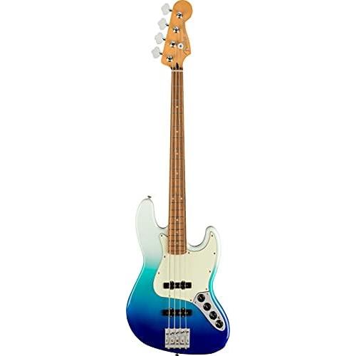 フェンダーPlayer Plus Jazz Bass Belair Blue Bundle with Gig Bag, Stand, Cable,