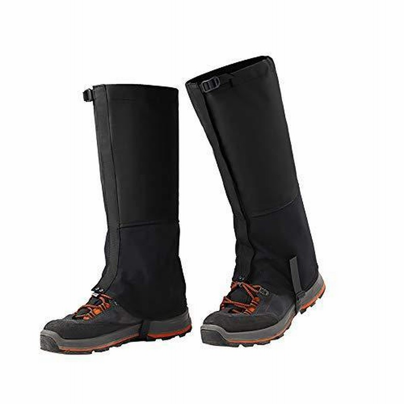 ライチ) Lychee 1ペア 登山スパッツ 登山ゲイター 登山用品 ロングスパッツ ロングスパッツ 多色 防水 泥除け 雨 通販 LINEポイント最大0.5%GET LINEショッピング REVOR (リボル) ロングゲイター 替えゴム2組 収納袋付き (ブラック)