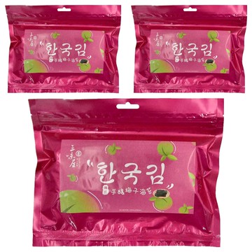 三味屋 韓式岩燒梅子海苔  40g  3包