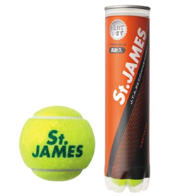 DUNLOP ダンロップ St.JAMES セントジェームス 4球 テニスボール ...