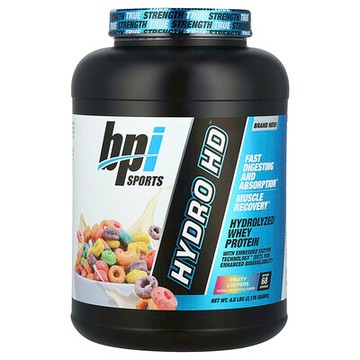 BPI Sports, Hydro HD™，水解乳清蛋白，果味套圈，4.8 磅（2176 克）