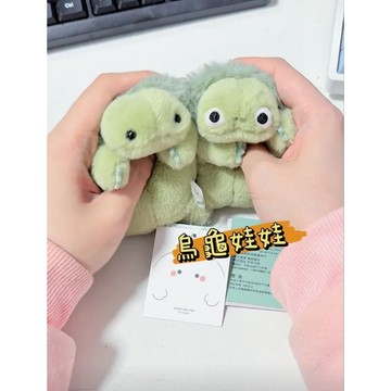 《胖胖ㄉ狗狗》*個人工作室原創製作*微笑烏龜娃娃 可愛 療育小物 毛絨娃娃 陪伴娃娃 送禮推薦 舒壓 解壓 生日禮物