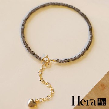 【HERA 赫拉】設計感銀曜石極細手鍊 H114121202