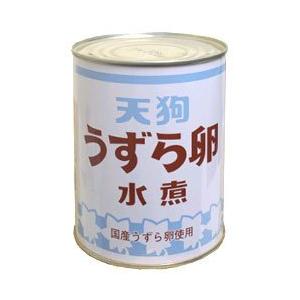 天狗缶詰 うずら卵 水煮 国産 JAS 2号缶 430g缶×12個入