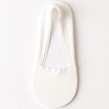 冰絲無痕隱形女襪3入-白色_廠商直送