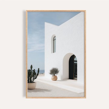 地中海晨光 Mediterranean Morning Light / 建築風景攝影掛畫