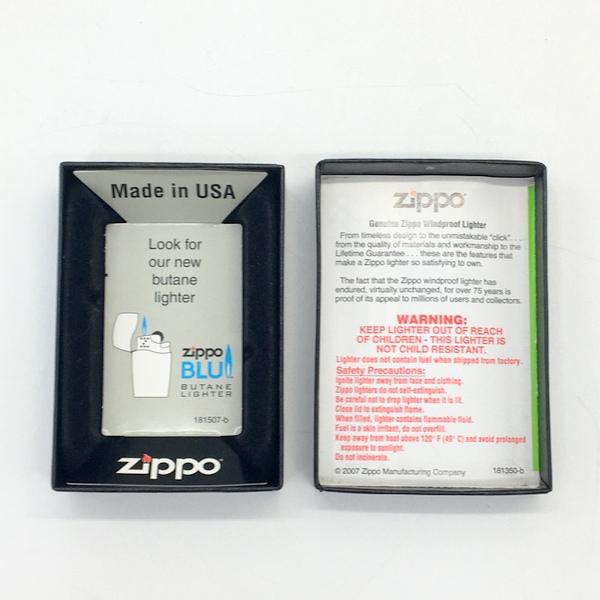 ZIPPO CITY OF LOS ANGELES ジッポ シティーオブロサンゼルス 新品同様 オイルライター 箱付き シルバー ジッポー 服飾小物 N17249●