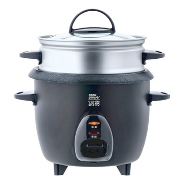 cook power 鍋寶 多功能電子鍋 3人份 黑  附蒸籠設計  RCO-3007BA