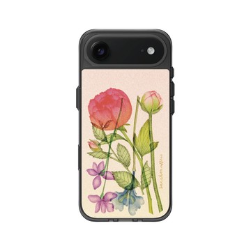 iPhone Air Clear (相機按鈕) 酷墨灰 - Sarah Mafféïs - 花束