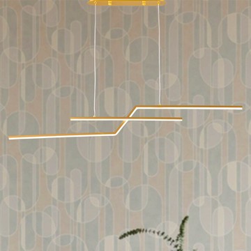 簡約風線條LED 30W三色變光吊燈 F21-2023-54