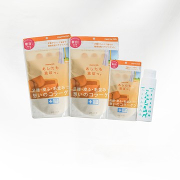 【樂入精選組】NIPPI寵物優惠組 - 寵物100%膠原蛋白胜肽*1包(40g)/寵物100%膠原蛋白胜肽*2包(160g)/寵物專用定量餵食罐 *1入(容量40g/空罐)