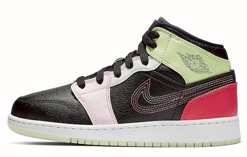 JORDAN 1 MID GLOW-IN-THE-DARK GS