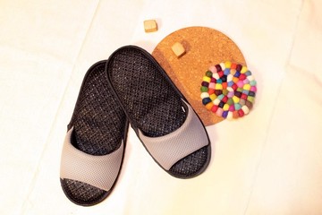 AC RABBIT 低均壓室內機能氣墊拖鞋-露趾款-灰色 舒適 減壓