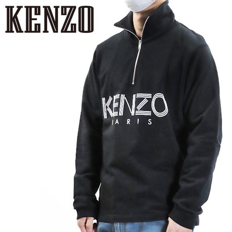 KENZO ケンゾー SPORT HALF-ZIP SWEATSHIRT F765SW1604MD 99 スポーツ 