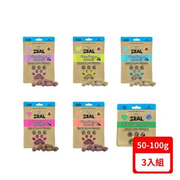 ZEAL真致-100%純肉冷凍乾燥零食50g-100g X3入組(下標數量2+贈神仙磚)
