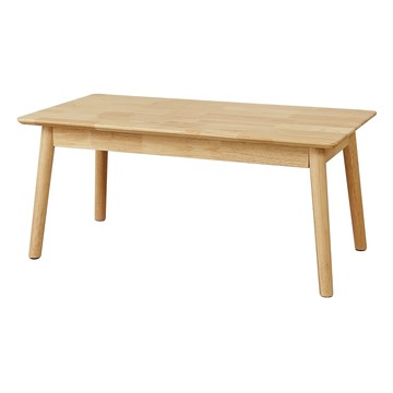 Homelike 喜家居100cm實木茶几-原木色(2526)