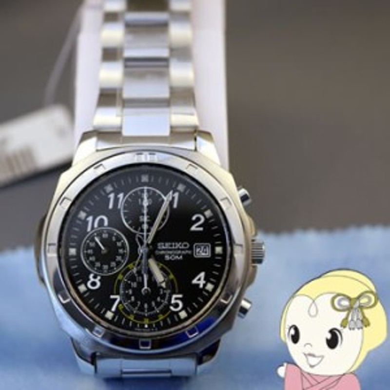 逆輸入品] SEIKO クォーツ 腕時計 クロノグラフ SND195P1 通販 LINE