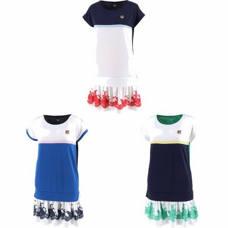 フィラ Fila テニスウェア レディース ワンピース Vl2462 22ss 3月発売予定 予約 通販 Lineポイント最大get Lineショッピング