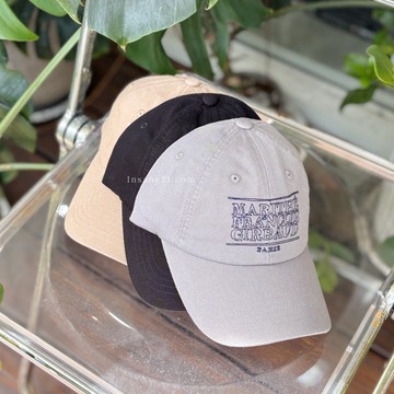 MARITHÉ FRANÇOIS GIRBAUD MFG 空心字體 刺繡老帽 帽子
