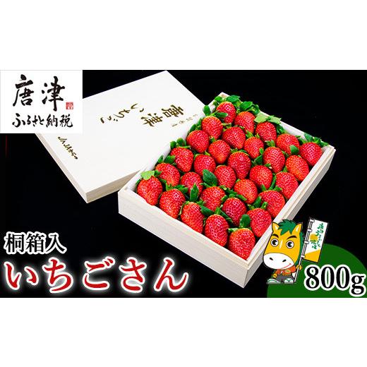 ふるさと納税 佐賀県 唐津市 『予約受付』佐賀県唐津市「いちごさん」桐箱 800g いちご 苺 イチゴ 桐箱 ギフト