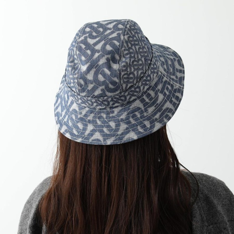 BURBERRY バーバリー バケットハット MONOGRAM PRINT DENIM BUCKET HAT