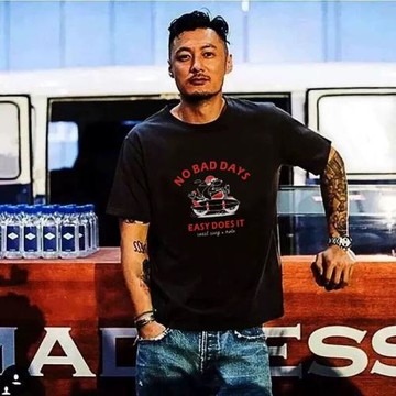 歐美潮牌夏季純棉短袖t恤男2023新款卡通狗寬松大碼情侶男士半袖