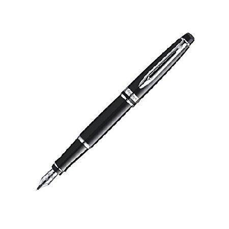 Waterman Expertブラックラッカークロームトリム万年筆