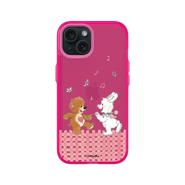 iPhone 15 Clear 粉漾桃 - Suzy's Zoo - Boof和Lulla的歡樂時光