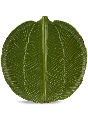 Bordallo Pinheiro - Banana Madeira glazed tray - unisex - Earthenware - One Size - Green