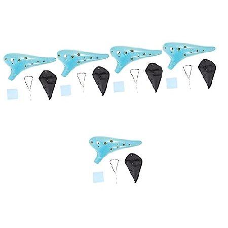 Instruments 5pcs Ac Portable 12-hole Alto c Kids s Kid Gifts for Kids Student Gifts Small Creative Ethnic Instrument Product Ocarina＿並行輸入品