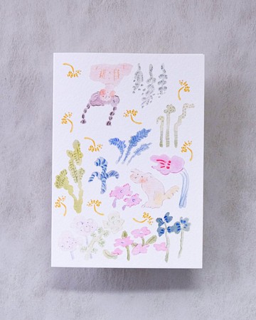 覓尋 (純插畫)  心意卡