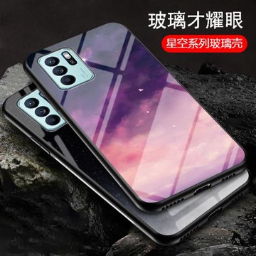 適用Reno6Z手機殼全包防摔CPH2237硅膠保護套reno6z彩繪款oppo軟邊玻璃殼opopreno6z潮牌網紅男女六Z外殼子5g