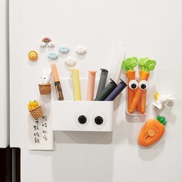 胡蘿卜封口夾冰箱貼文創磁貼個性創意zakka快遞刀輔食磁吸收納盒