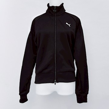 Puma 流行系列 T7 女款 黑色 運動 休閒 雙向拉鍊 口袋 立領 歐規 外套 62979601