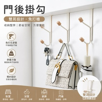 【台灣現貨】日系門後掛勾 掛鈎 圓珠掛勾 衣帽掛鈎 掛衣勾 衣架 門後鈎 掛勾 無痕勾 門後掛鈎